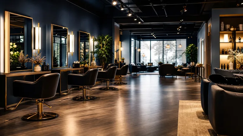 Bright salon interior with styling chairs, How to Start a Massage Therapy Business in Connecticut